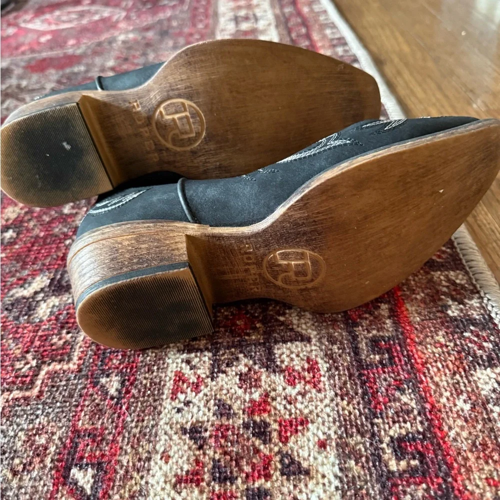 Roper Black Embroidered Women's Western/Cowboy Boots - Picture 5 of 6